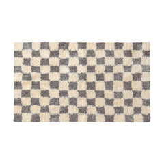 Morocco CHECKER RUG 90×130 グレー