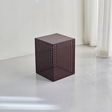 Venti Side Table Dark Cherry Red
