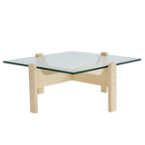 Inka Sofa Table glass top