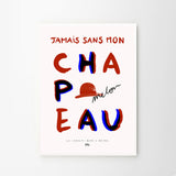 Another Art Project Le Chapeau Rond et Rouge A4