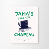 Another Art Project L'Oiseau au Chapeau Bleu A4