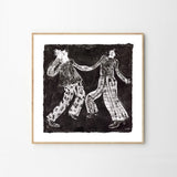 Clara Selina Bach Dancing People 50×50cm