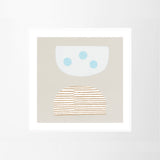Emma Lawrenson Blue Eggs 50×50cm