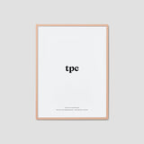 Pink Wood Frame A4