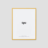 Yellow Wood Frame A4