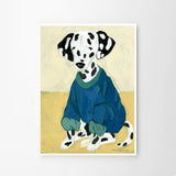 Hanna Peterson Dalmatian in Sweatshirt 70×100cm