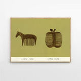 Isabelle Vandeplassche Horse and Apple Comb A4