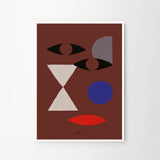Matías Larrain Abstract Face A4