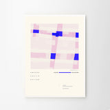 Mille Henriksen Square Abstraction 30×40cm
