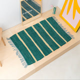 Upcycled Rug Small Green