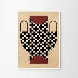 Studio Paradissi Vase With Cross Pattern A4