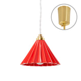 ORIGAMI LAMP ペンダント ホワイトコード/レッド