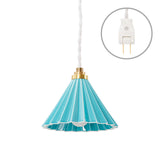 ORIGAMI LAMP プラグ ホワイトコード/ターコイズ