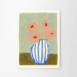 Carla Llanos Pink Flowers A4
