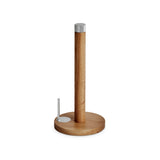 SINA Kitchen Roll Holder Oak Steel