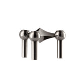 Nagel candle holder Black Chrome