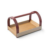 KYDO Tray Oak Grey Burgundy