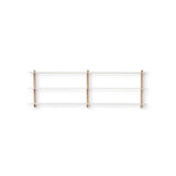 NIVO Shelf D Light Oak White