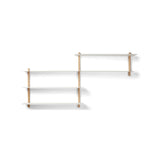 NIVO Shelf B Light Oak White
