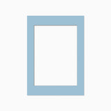 Light Blue Passepartout 30×40cm