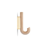 HOOK Hanger Mini Oak Brass